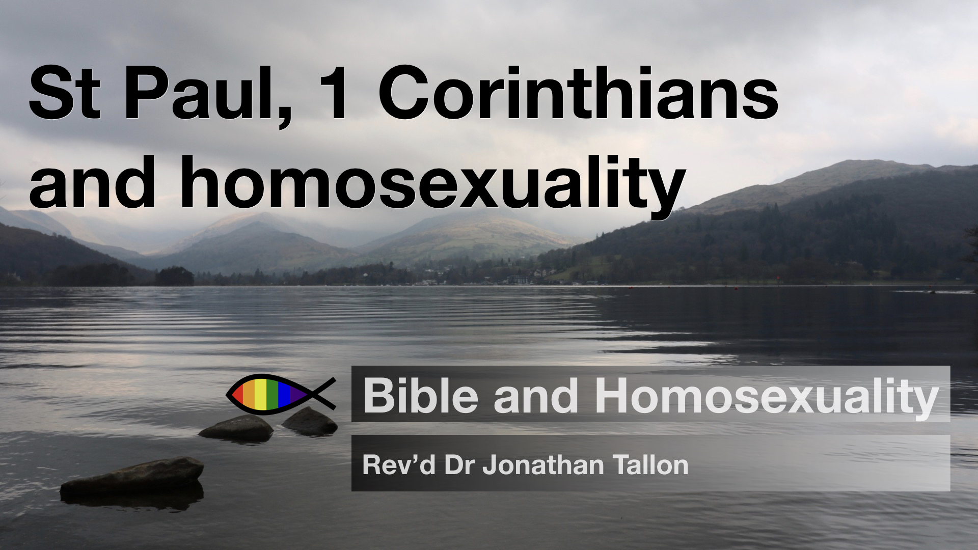 St Paul, 1 Corinthians and homosexuality